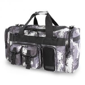 Highland Tactical Ranger Black Digital Camo Tactical Duffle Bag - HLSD85-BKDC